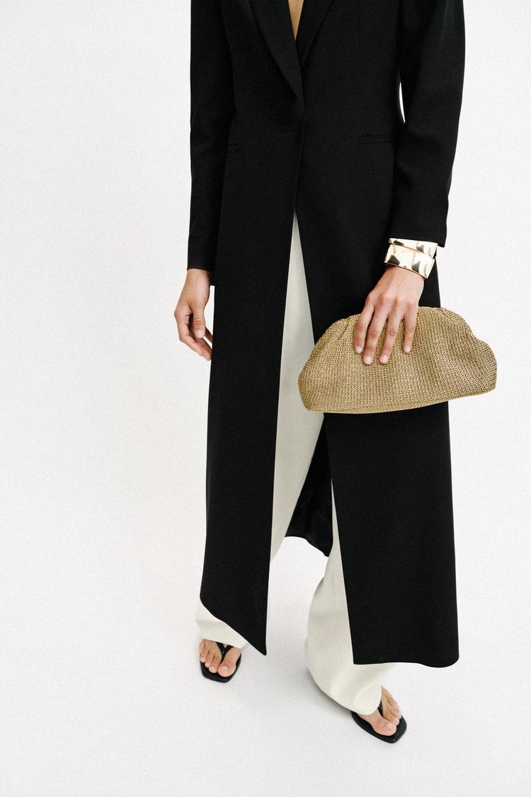 BOLSA TIPO CLUTCH TRANÇADA